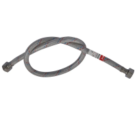 Гнучкий шланг для підключення води гайка 1/2'' - гайка 1/2'' (30 см) (силик. оболонка) Zerix (ZX300