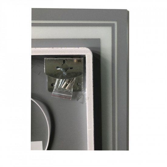 Дзеркало Zerix Alive MR06-80x60-REVERSE з LED Touch, Anti-fog, димером, регулятором яскравості (ZX6062)