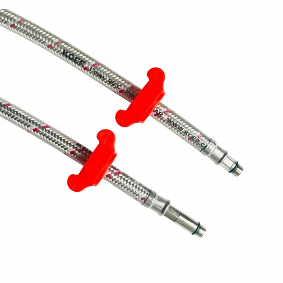 Гибкое подведение в силиконовой оболочке (пара) Koer KH-02-F1/2"xM10-500 (KR3531)