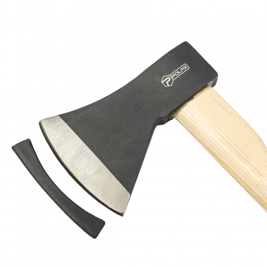 Сокира Polax універсальна, дерев\'яна ручка 1000 г (36-041)