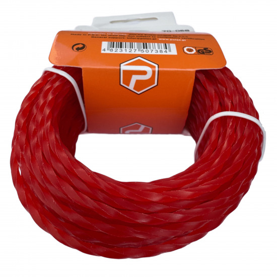 Жилка для тримера "Кручений квадрат" 3 мм Polax 15 м (70-069)