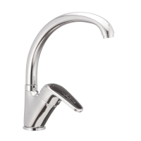 Змішувач для кухні Haiba Magic 777 з чорною ручкою (HB0660) Змішувач для кухні Haiba Magic 777 з чорною ручкою (HB0660)