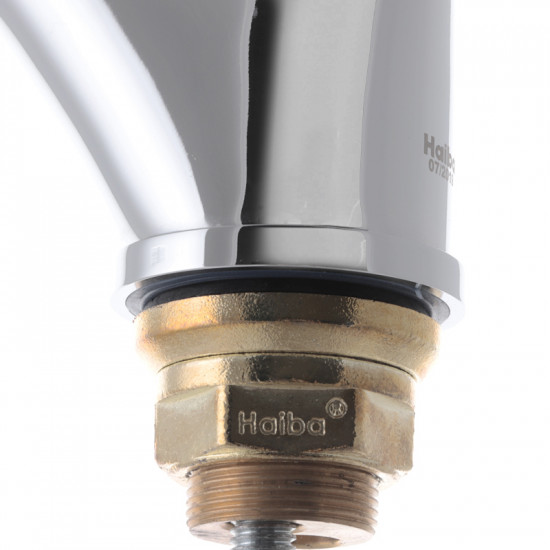 Змішувач для кухні Haiba Magic 777 з чорною ручкою (HB0660) Змішувач для кухні Haiba Magic 777 з чорною ручкою (HB0660)