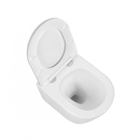 Унітаз підвісний Mixxus BEVEL-0302-T3 520x360x365mm, система змиву TORNADO 3.0 (MI6705)