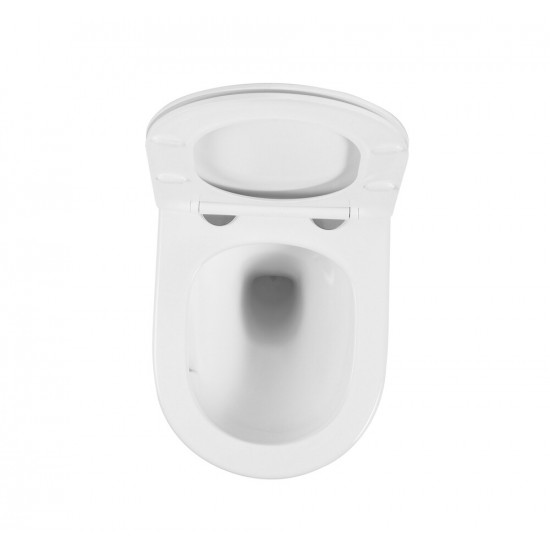 Унітаз підвісний Mixxus BEVEL-0302-T3 520x360x365mm, система змиву TORNADO 3.0 (MI6705)