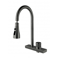 Смеситель для кухни Mixxus FOL-017 Graphite с функцией 