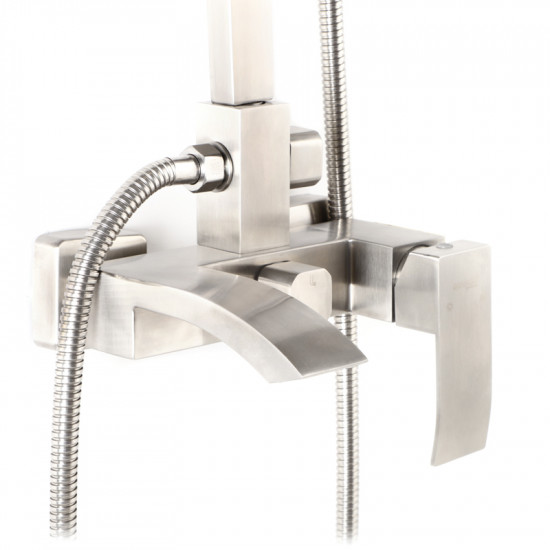 Душова колона зі змішувачем Mixxus AMA-009-J (з нерж. сталі) (MI2819)