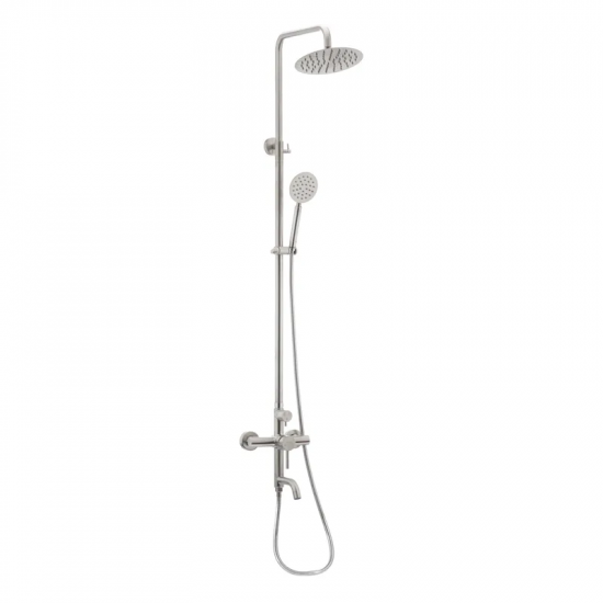 Душевая колонка с смесителем (нерж. сталь) Mixxus SUS-009-J (SS0021)