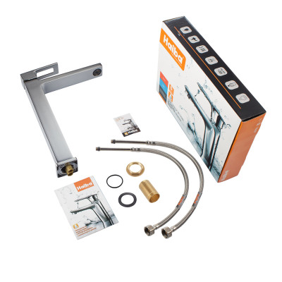 Змішувач для умивальника Haiba Kant 001 HIGH (HB9601)