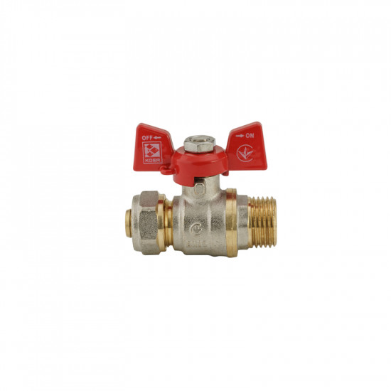 Кран кульовий Koer Wing 16x1/2M (KR.351) (LL1656)