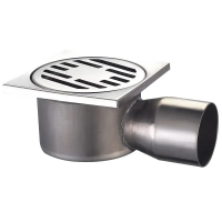 Душовий трап із нержавіючої сталі Champion DRain-02-10x10-90 (кутове відведення) (CH6144) Душовий трап із нержавіючої сталі Champion DRain-02-10x10-90 (кутове відведення) (CH6144)