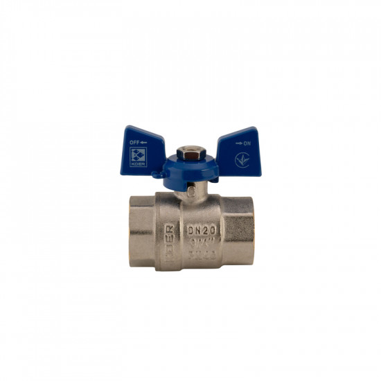 Кран кульовий Koer 3/4" ГГМ (KR.217.B) синій (KR2720)