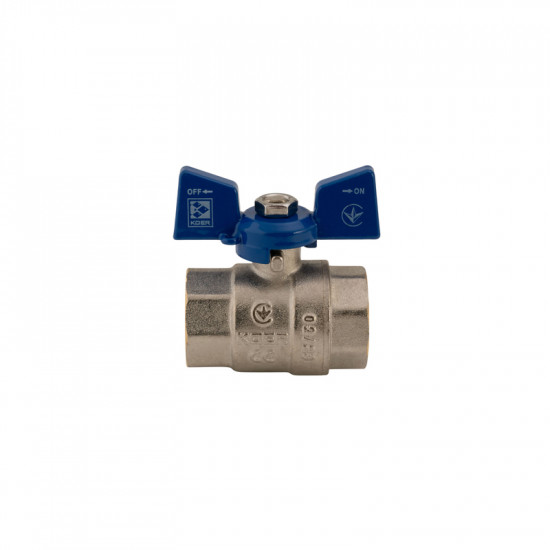 Кран кульовий Koer 3/4" ГГМ (KR.217.B) синій (KR2720)