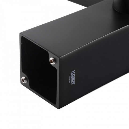 Змішувач на борт ванни Koer KB-43007-05 на 3 отвори (Колір чорний) (KR3453)