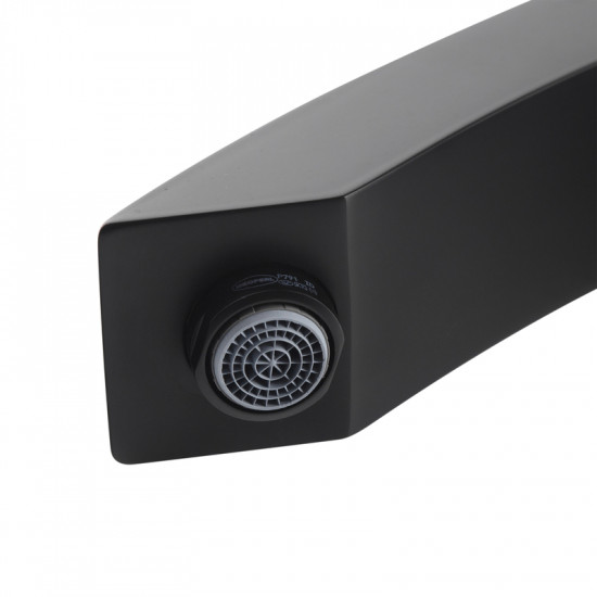 Змішувач на борт ванни Koer KB-43007-05 на 3 отвори (Колір чорний) (KR3453)