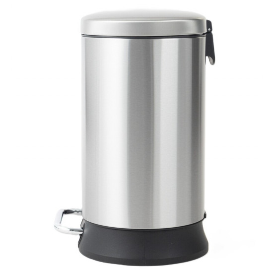 Відро для сміття з плавним закриттям овальне Mixxus Premium Strong-TC0105 SS Color 5л колір наржаві