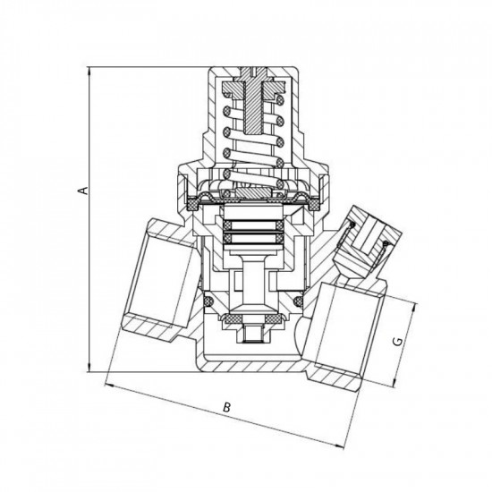 Редуктор тиску Koer KR.1253 3/4 "(KR2666) Редуктор тиску Koer KR.1253 3/4 "(KR2666)