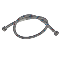 Гнучкий шланг для підключення води гайка 1/2'' - гайка 1/2'' (100 см) Zerix (ZX1554)