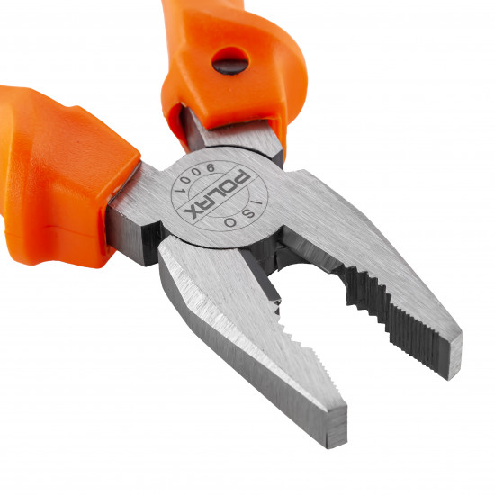 Плоскогубці - пасатижі Polax універсальні Cr-V 160 мм (35-006)