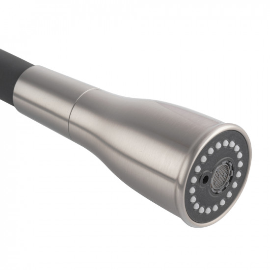 Змішувач для кухні Koer KI-72024-02 з виходом для питної води (нерж. сталь) (KR5011)