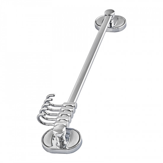 Планка з 5 рухомими гачками Zerix AFB-0115-5 (ZX5053) Планка з 5 рухомими гачками Zerix AFB-0115-5 (ZX5053)