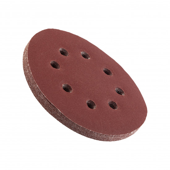 Шліфувальний круг Polax на липучці самозачіпній 125 мм, К320, з отворами (54-222)