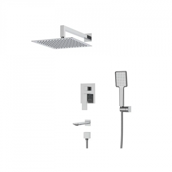 Вбудована душова система із змішувачем Koer KB-64010-01 (Колір хром) (KR3492)