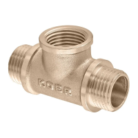 Тройник Koer KF.T06MFM.WN - 1/2" MFM без никеля (MX1529)