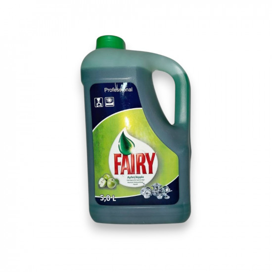 Рідкий засіб для миття посуду Fairy зелене яблуко 5 л (90002)