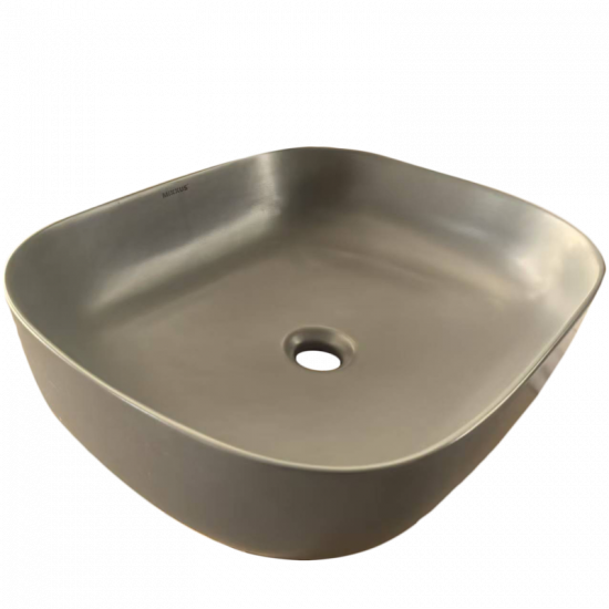 Раковина накладна Mixxus Premium DIVERSE-0115 GRAY 490x395x135mm (MP6650)