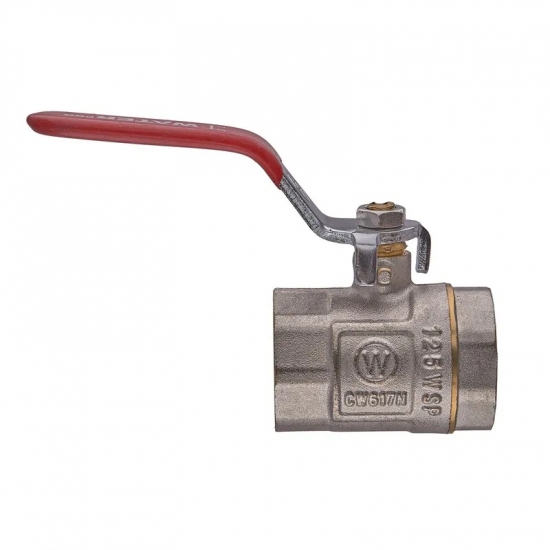 Кран кульовий ГГВ, ручка "важіль" червона Waterpro WP602-25FFL - 1" FFL (WP0137)