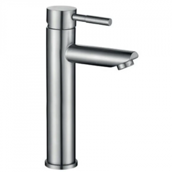 Змішувач для умивальника Mixxus SUS-001-A-High (нерж. сталь) (MI6177)