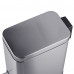 Ведро для мусора с плавным закрытием прямоугольное Mixxus Premium Quadro-TC0105 SS Цвет 5л цвет нерж