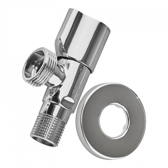 Кран для підключення сантехприладів Zerix BAV-02-1/2x3/4 (ZX5098)