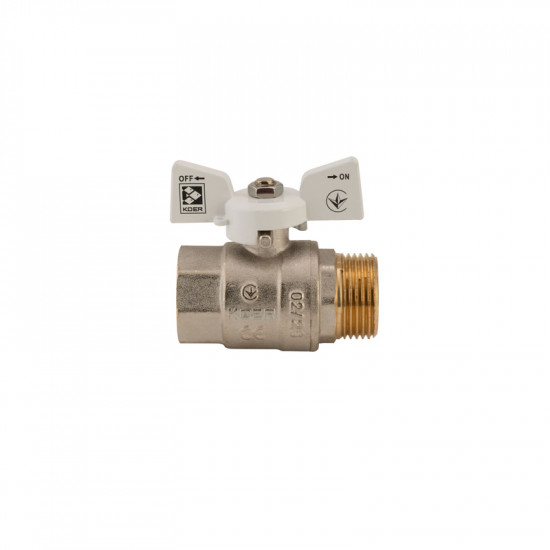 Кран шаровый Koer 1" ГШМ (KR.218.W) белый (KR0184)