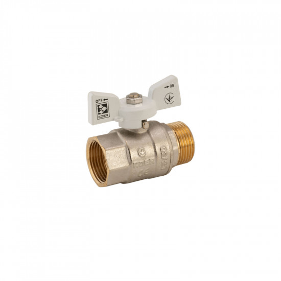 Кран шаровый Koer 1" ГШМ (KR.218.W) белый (KR0184)