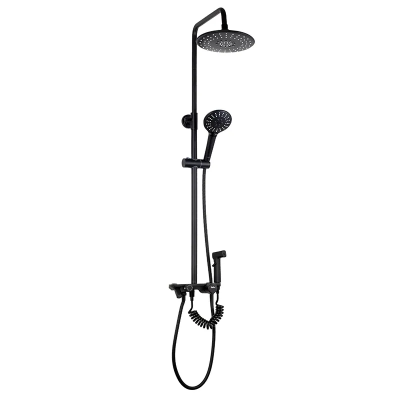 Душова колона із змішувачем Haiba Markus 009-J Black (HB3976) Душова колона із змішувачем Haiba Markus 009-J Black (HB3976)