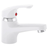 Смеситель для умывальника Plamix Afina-001 White (без подведения) (PM0684)