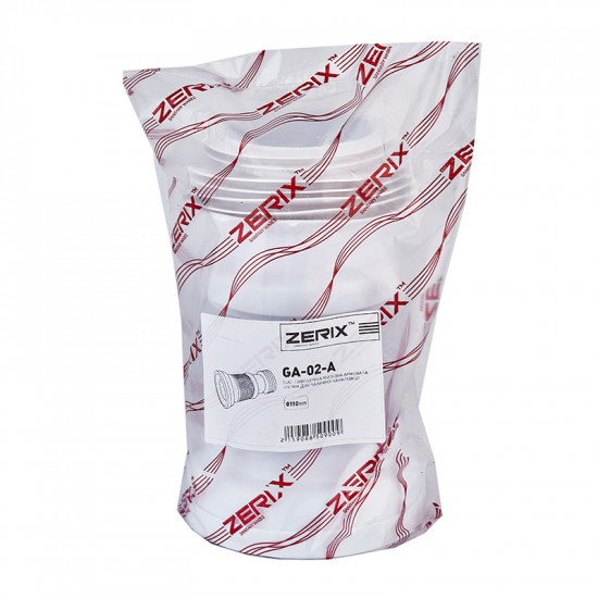 Гофротруба унітазна Zerix GA-02-A (армована) 330 мм для чавунної каналізації (d-110 мм) (ZX5090)