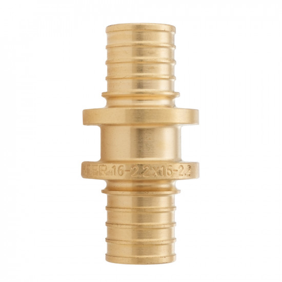 Муфта з'єднувальна рівнопрохідна Koer KA.С16 - 16(2.2mm) x 16(2.2mm) (KR4855)