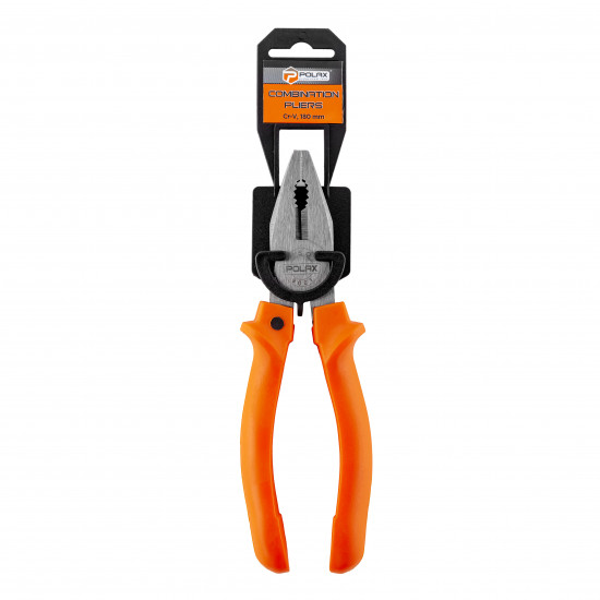 Плоскогубці - пасатижі Polax універсальні Cr-V 180 мм (35-007)