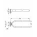 Двойной держатель для полотенец Grohe Selection (41059000)