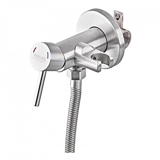 Змішувач для гігієнічного душу Armata SUS-333 (з лійкою) з нерж.сталі  (CH6490)