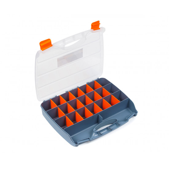 Органайзер пластиковий господарський для зберігання 21 секція 380х310х70 мм, Polax  (01-010)