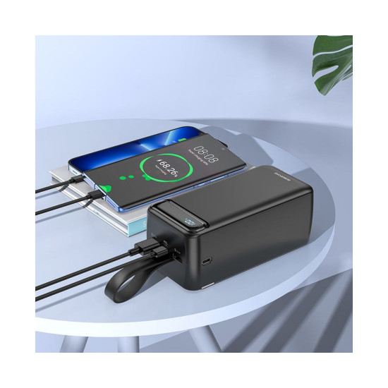 Power Bank Borofone BJ14D 50000mAh PD20W+QC3.0, чорний