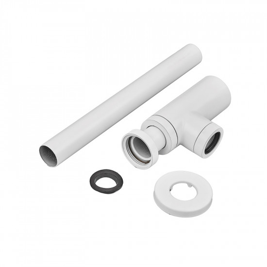 Сифон для умивальника Koer BT-01-03 1 1/4'' (Білий) (KR3409)