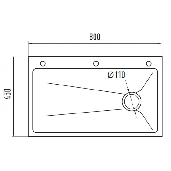 Мойка Zerix ZH8045-SET-05 NANO-BLACK (3.0/0.8) из нерж. стали, комплект (графит) (ZM5585)