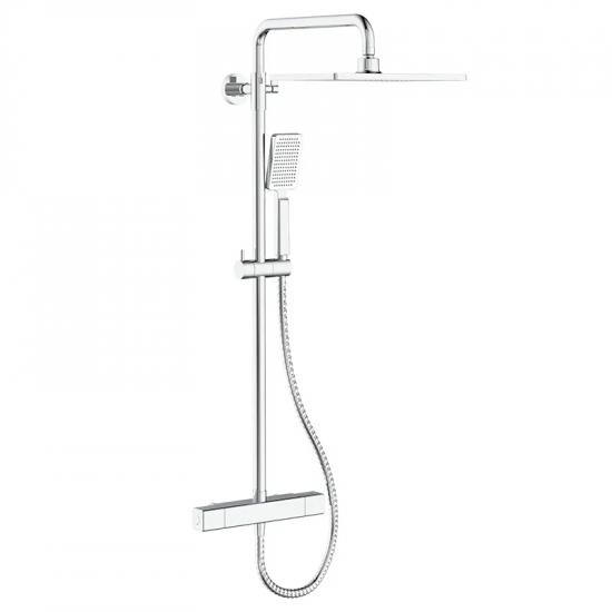 Душова колона з термостатичним змішувачем Koer KB-53011-01 (Колір хром) (KR4722)