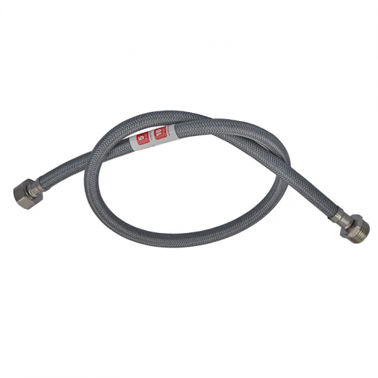 Гибкое подведение Zerix ZHN-02-FM1/2"-150 (нейлоновое обплетение, гайки нерж) (ZX5153)