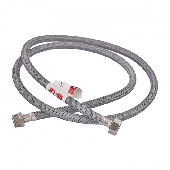 Гибкое подведение Zerix ZHN-02-FM1/2"-150 (нейлоновое обплетение, гайки нерж) (ZX5153)